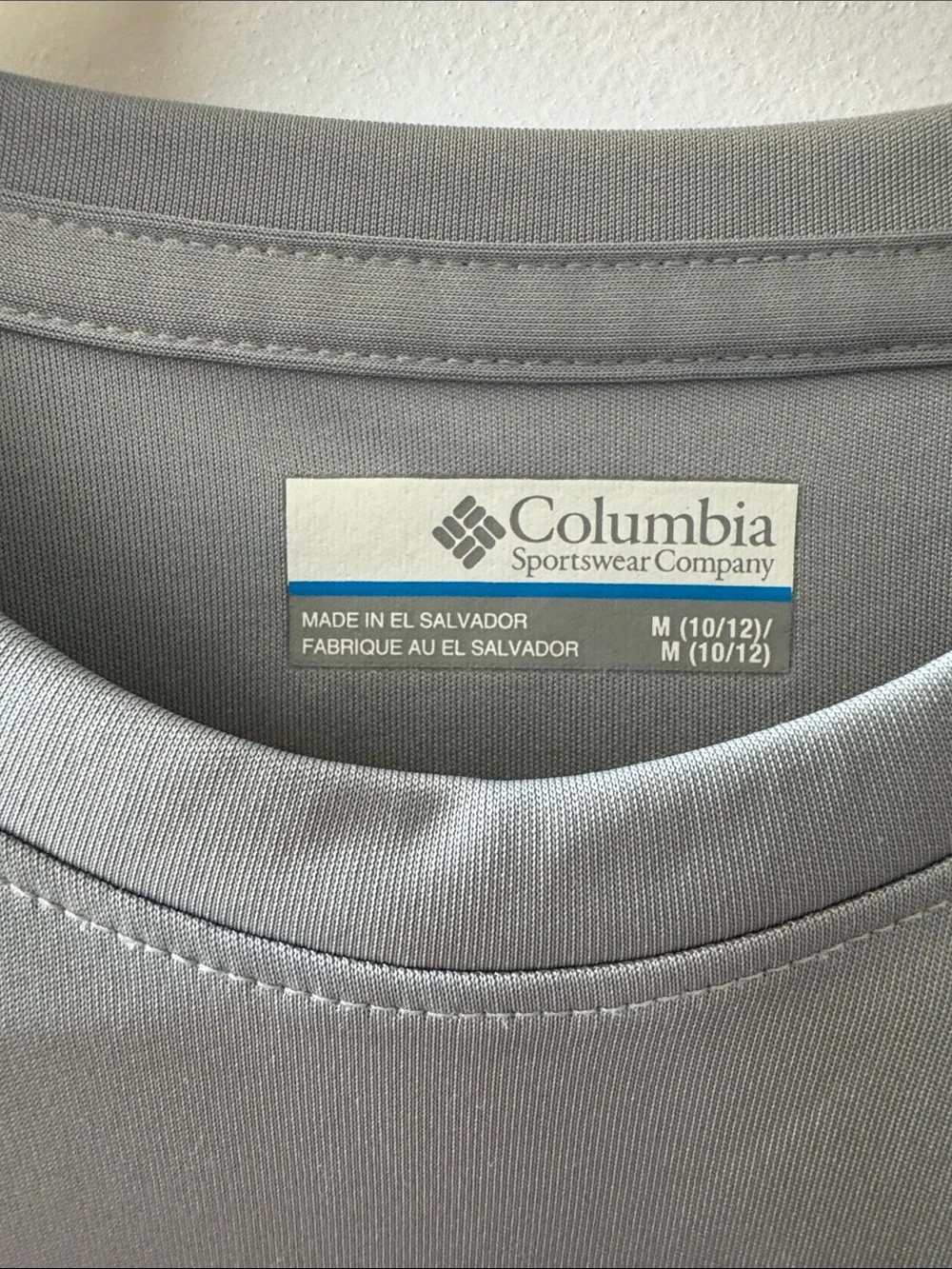 Columbia Boy’s Gray Long Sleeve Logo Shirt